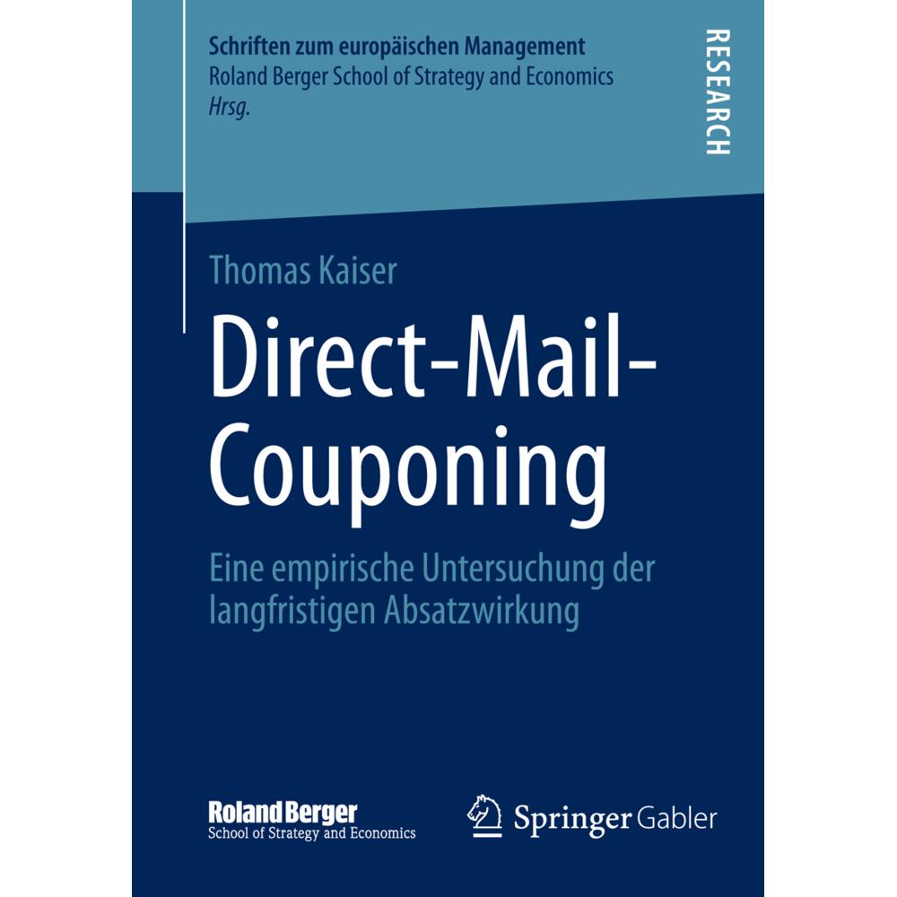 Direct-Mail-Couponing, Fachbücher von Thomas Kaiser