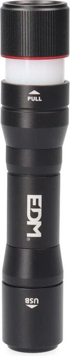 Produktbild EDM Taschenlampe 36445 20 W 1800 Lm Power Bank Aufladbar (14.50 cm, 1800 lm)