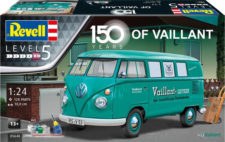 Actual product image Revell Gift Set 150 years of Vaillant (VW T1 Bus)
