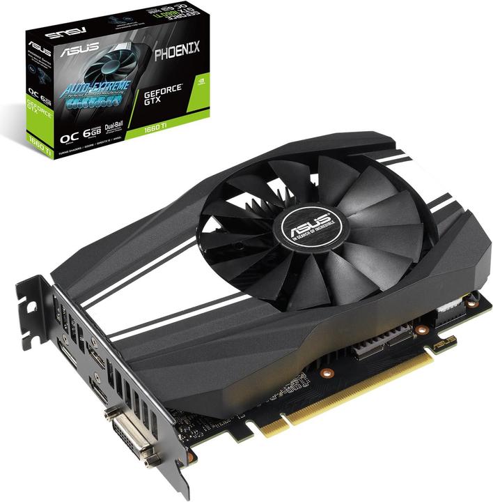 Actual product image ASUS GeForce PH GTX 1660 Ti O6G (6 GB)