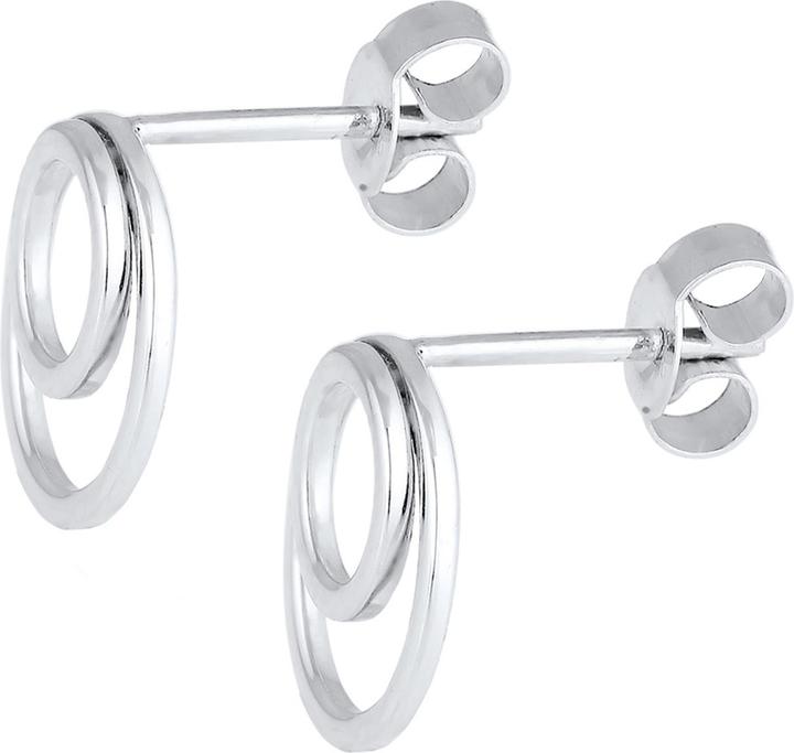 Image du produit Elli Boucles d'oreilles Cercle Anneaux Basic Geo Minimal 925 argent sterling (Argent sterling 925)