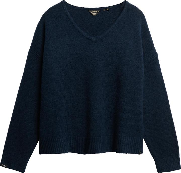 Produktbild Superdry Gebürsteter Oversize-Pullover mit V-Ausschnitt (S)
