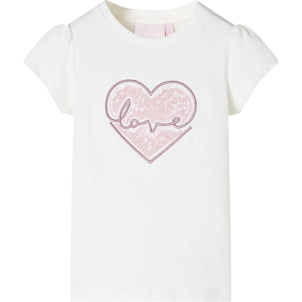 VidaXL, Unisex, Shirt, Izak, Weiss, (116)