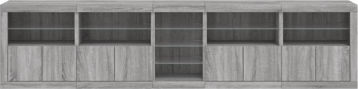 Image du produit vidaXL Sideboard avec éclairage LED (283 x 37 x 67 cm)