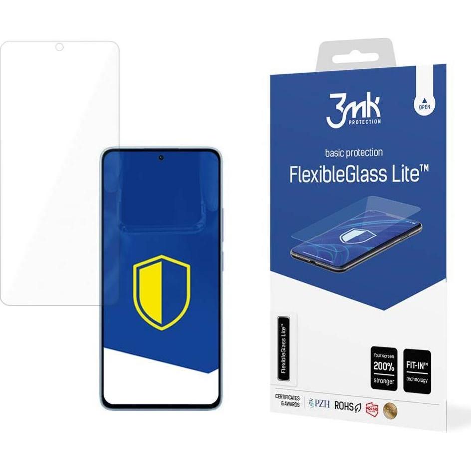 3Mk Trasparente Flexibleglass Lite (1 Pz., Xiaomi Redmi Note 13 4G), Pellicola Protettiva Smartphone,