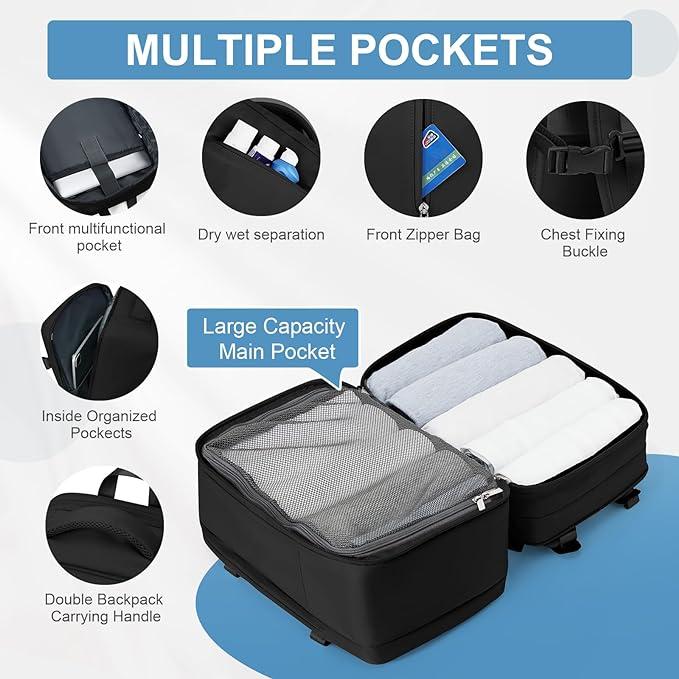 Actual product image Only-Bags.Store Backpack with large capacity for short trips, suitable for students, with space for laptops, ideal