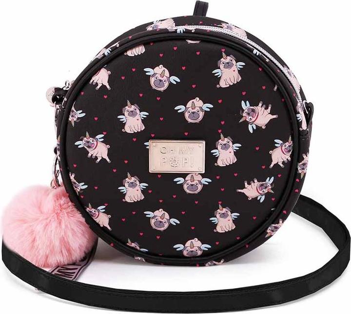 Produktbild Oh My Pop! Round Shoulder Bag Pug
