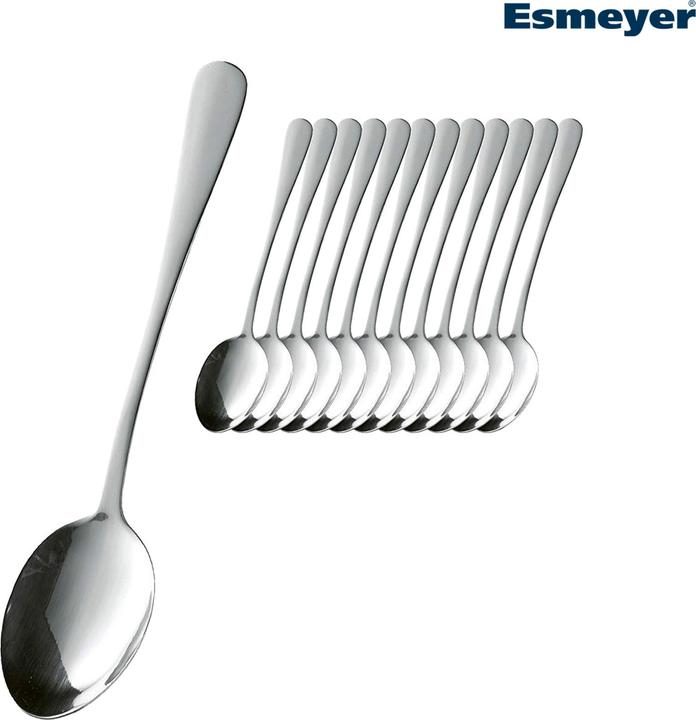 Esmeyer Long-handled spoon Sylvia 12pcs stainless steel (12 Piece, Scoops)