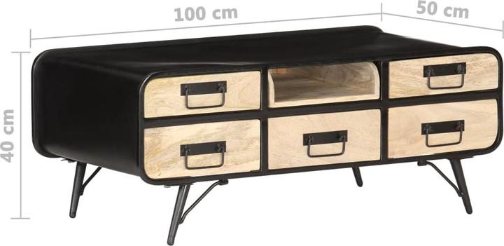 Immagine prodotto vidaXL Couchtisch (100 x 50 x 40 cm)