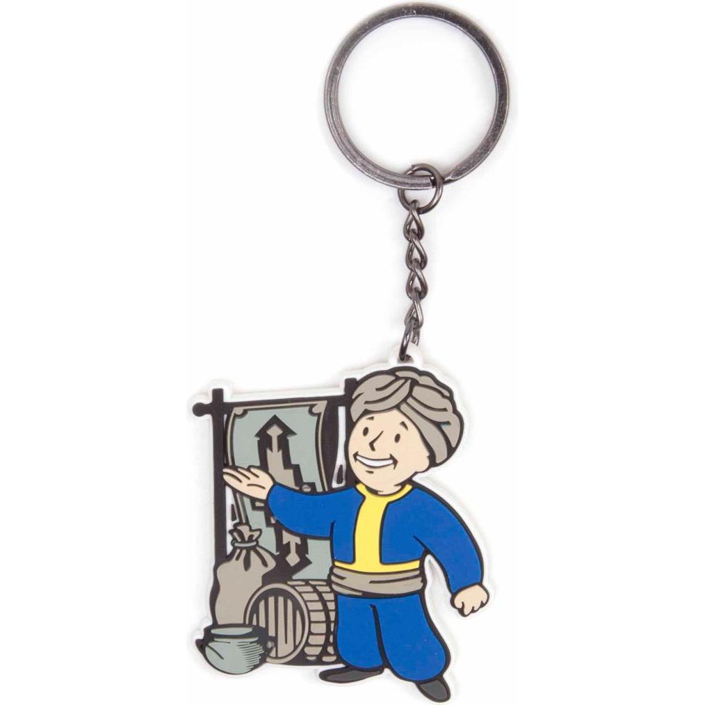 Difuzed, Schlüsselanhänger, KE340003FOT, Grau, Beige, Gelb, Blau