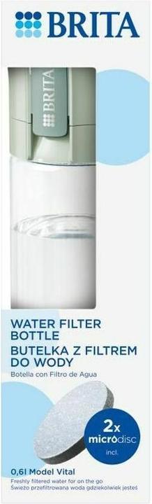 Actual product image Brita Vital green 2-disc filter bottle (0.60 l)