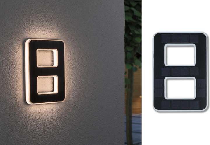 Actual product image Paulmann Solar house number (20 lm, IP44)
