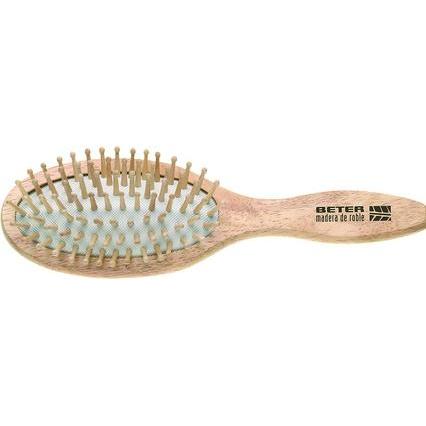 Beter, Haarbürste + Kamm, CEPILLO NEUMÁTICO con púas de madera, mango de madera Oak 1