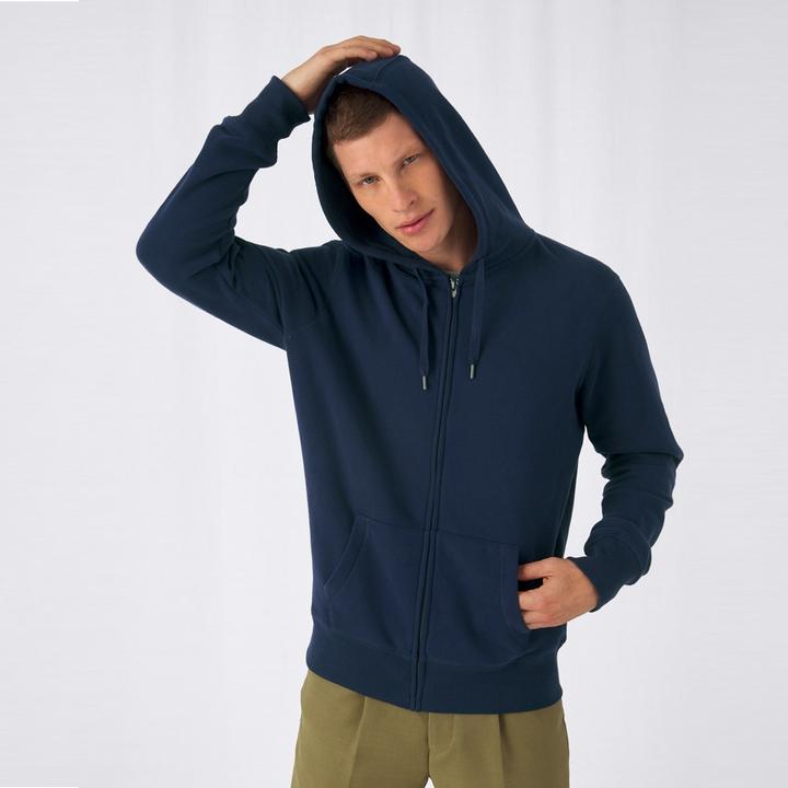 Immagine prodotto B&C Felpa con cappuccio con zip a tutta lunghezza (L)