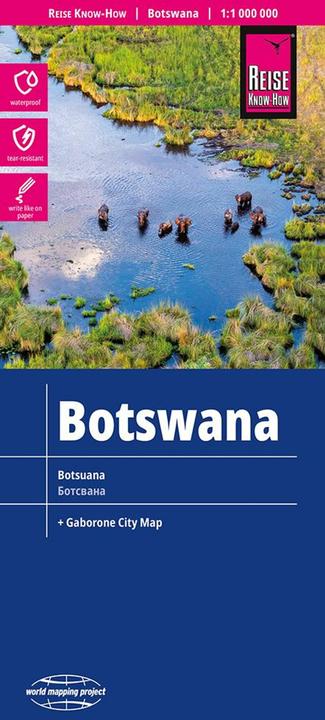 Map Botswana 1 : 1.000.000 1000000