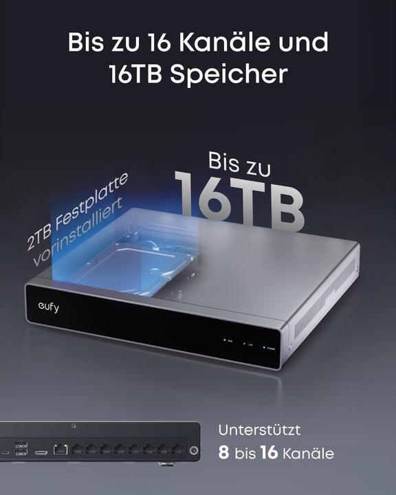 Immagine prodotto eufy Network Video Recorder S4 (Videoregistratore di rete (NVR))