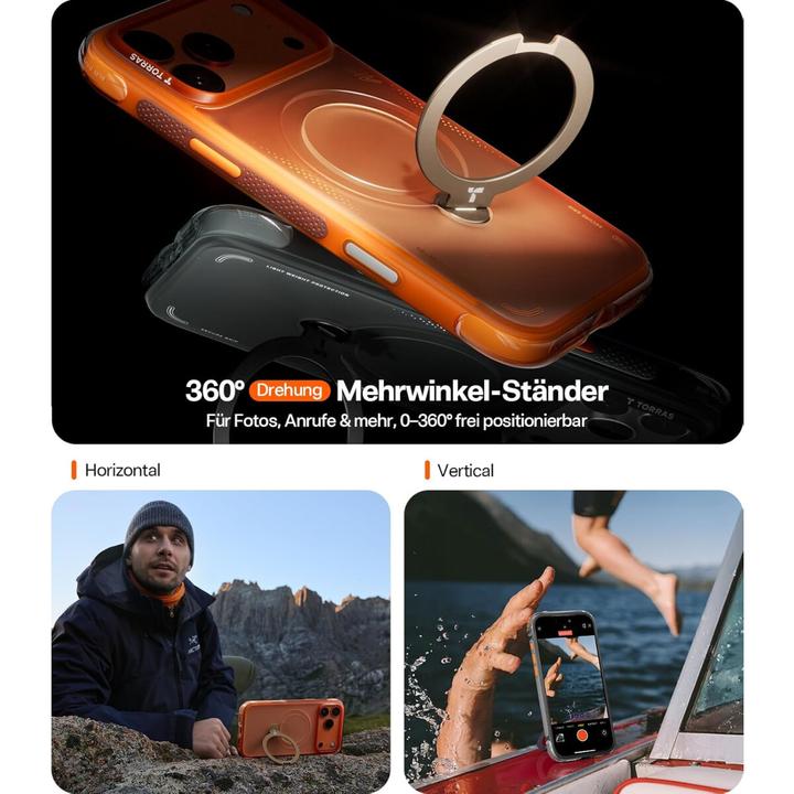 Immagine prodotto Torras Ostand Q3 Air (Apple iPhone 17 Pro)