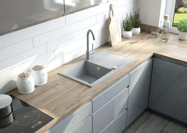 Actual product image Deante Kitchen Mixer Grey Milin