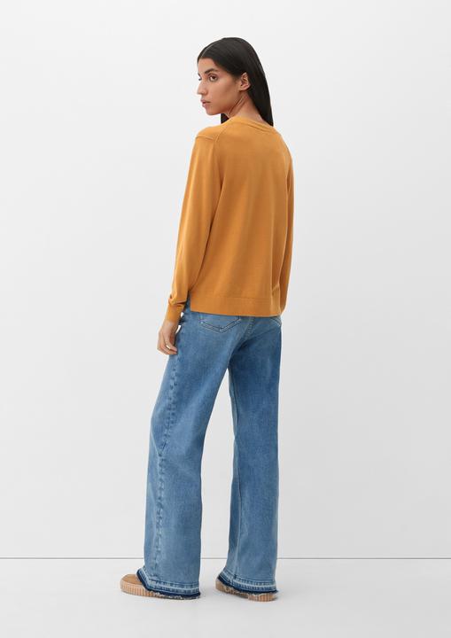 Actual product image s.Oliver Strickpullover Strickpullover mit V-Neck (36)