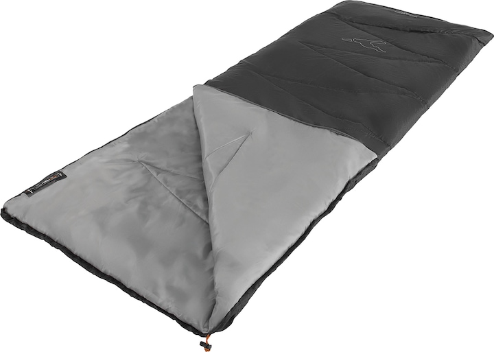 Easy Camp Schlafsack Starling Square Black 10?C (schwarz/grau, Modell 2025) (190 cm)