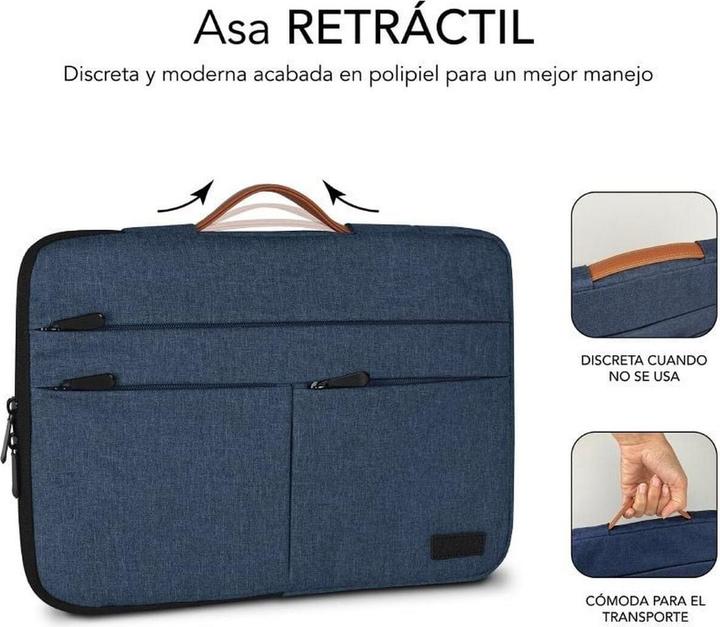 Produktbild Subblim FUNDA PORTATIL AIR PADDING 360 SLEEVE 15,6" BLUE (15.60", Universal)