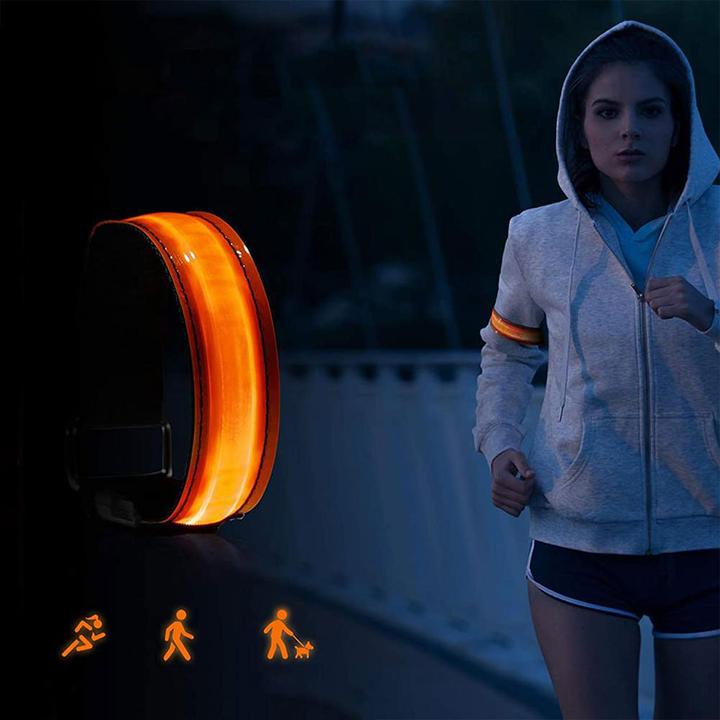 Image du produit Stride Aufladbares USB Leuchtarmband für Kinder / Erwachsene zum Sport
