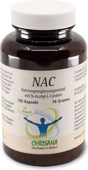 Image du produit Chrisana NAC Kapsel (180 pièce(s), Capsules, 122 g)