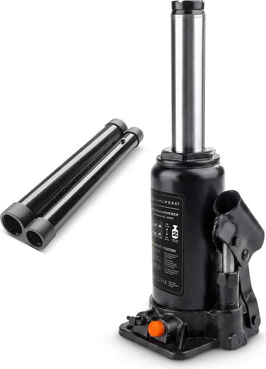 Produktbild Stahlwerk Hydraulikheber 2 Tonnen Hubkraft 158-308 mm Stempelwagenheber Autoheber Wagenheber