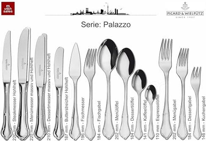 Immagine prodotto Picard & Wielpütz Palazzo (30 Pezzo/i, Set di posate)