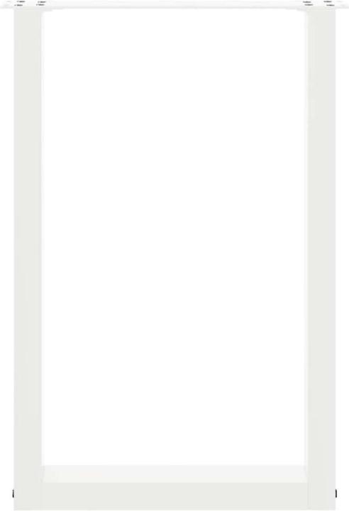 Immagine prodotto vidaXL Gambe del tavolino a U 2 pezzi Gamba del tavolo in acciaio bianco 50x(72-73) cm