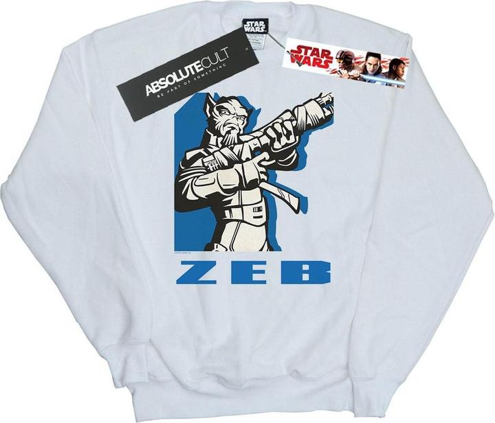 Actual product image Star Wars Mens Rebels Zeb Sweatshirt (S)