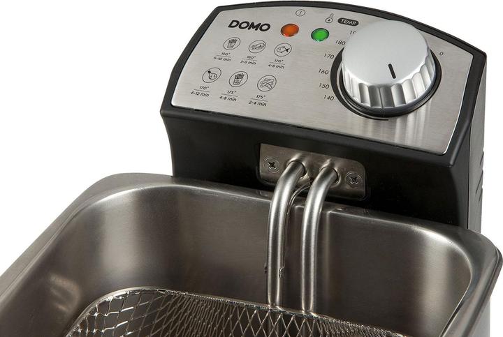 Produktbild Domo DO458FR Fritteuse, schwarz, Edelstahl