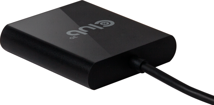 Actual product image Club 3D USB A to HDMI 2.0 Dual Monitor 4K 60Hz Adapter