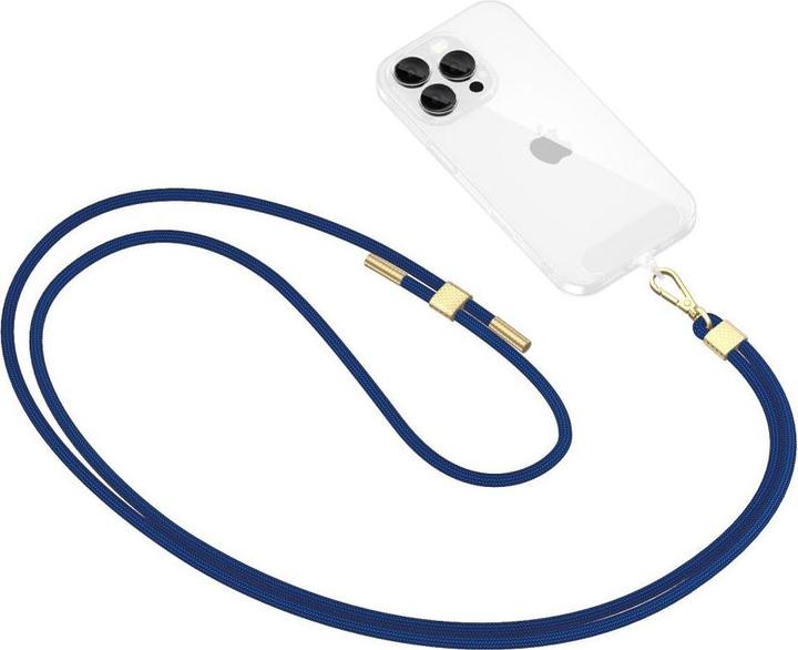 Productafbeelding Tech-Protect C2S Rope Crossbody Strap Leash - Navy Blue