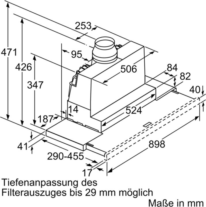Productafbeelding Bosch Hausgeräte DFR097A52 Serie 4 (Platte schermkap)