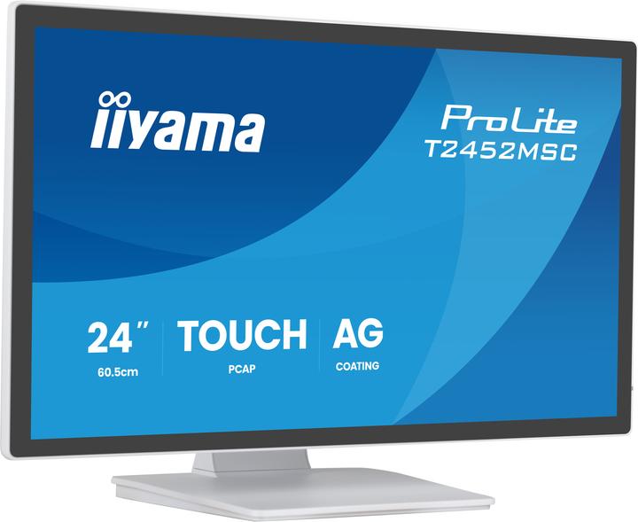 Image du produit iiyama ProLite T2452MSC-W1AG, 61 cm (24"), 1920 x 1080 pixels, Full HD, 5 ms (1920 x 1080 pixels, 23.80")