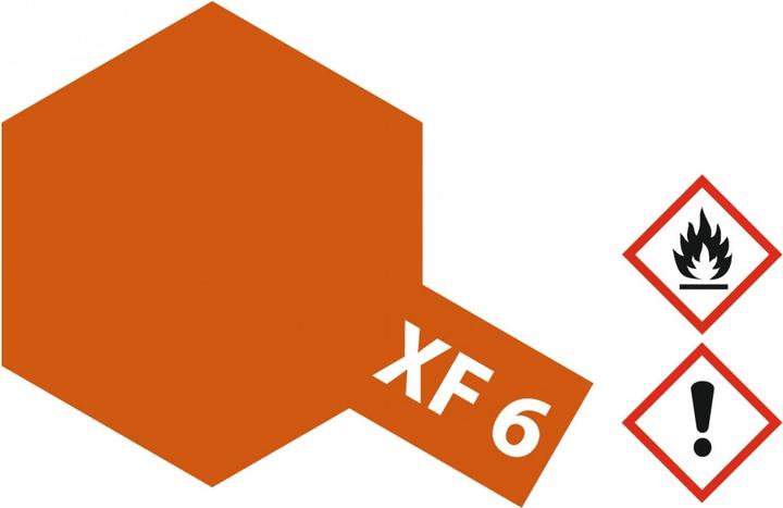 Produktbild Tamiya Acrylfarbe XF-6 Kupfer