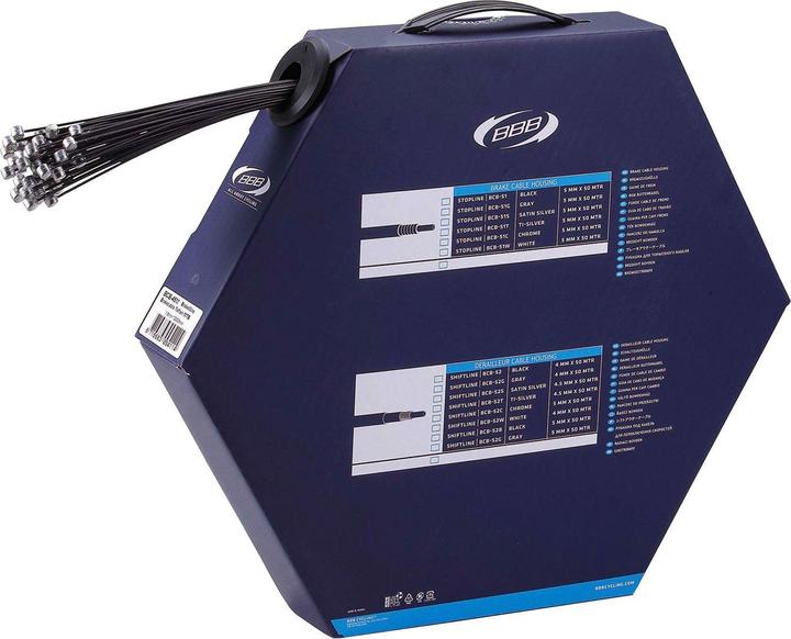 Actual product image BBB BREMSKABEL MTB 1.5mmx2.35m, Tefl, 50STK.