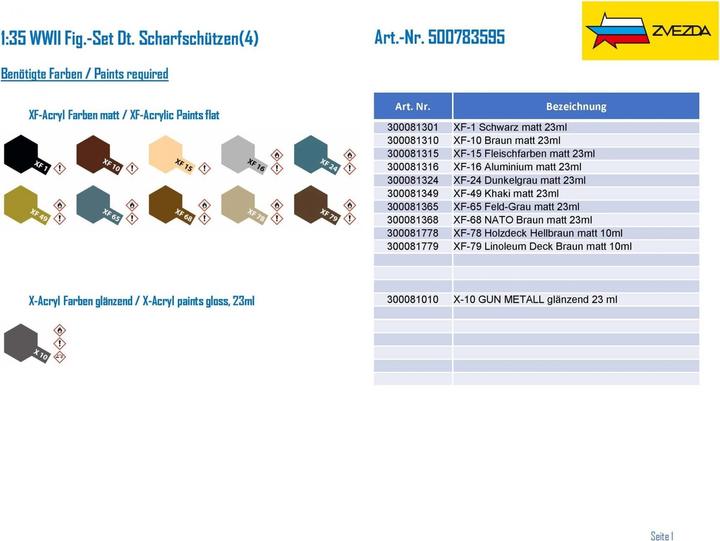 Produktbild Carson 1:35 WWII Fig.-Set Dt. Scharfschützen(4)