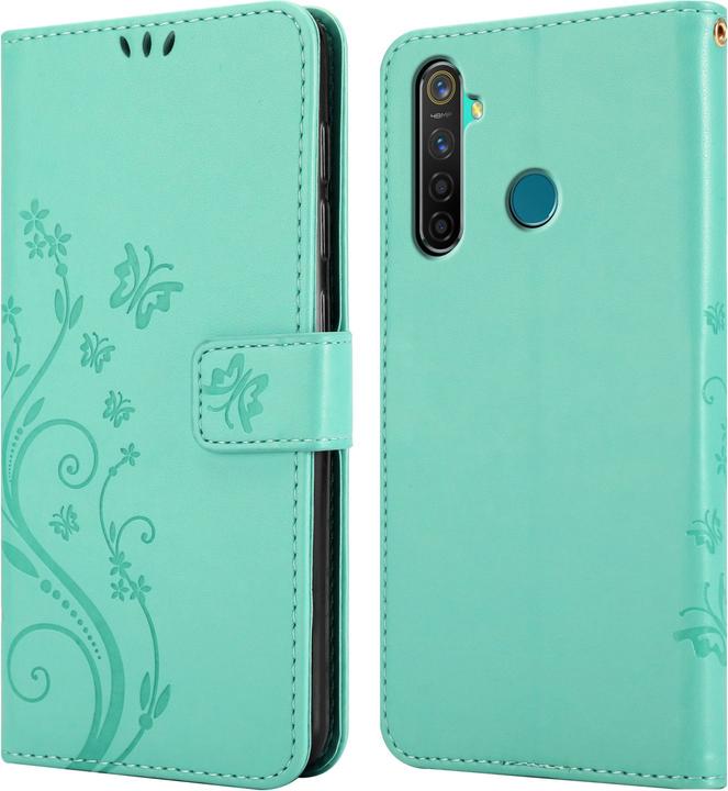 Actual product image Cadorabo Flower Book Case for Realme 5 PRO / Realme Q (Realm Q, Realme 5 Pro)