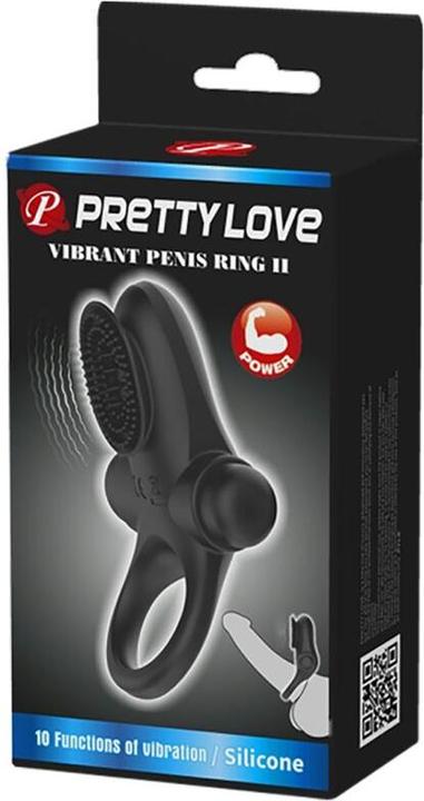 Actual product image Pretty Love Vibrating Ring Vibrating Penis Ring II (8 cm)