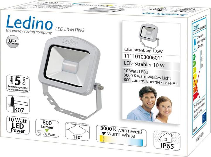 Actual product image Ledino LED spotlight Charlottenburg (800 lm, IP65)