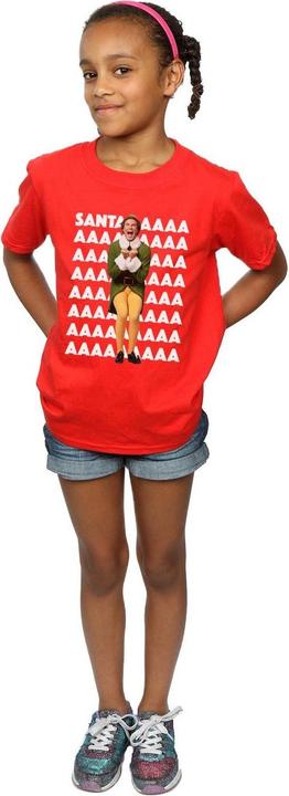 Produktbild Elf Buddy Santa Scream TShirt Mädchen (152, 158)