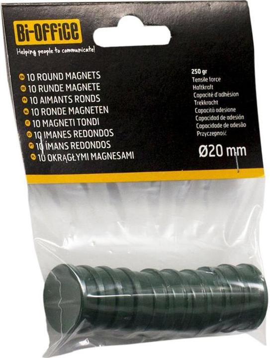 Image du produit Bi-Office Aimants super puissants verts (10x)