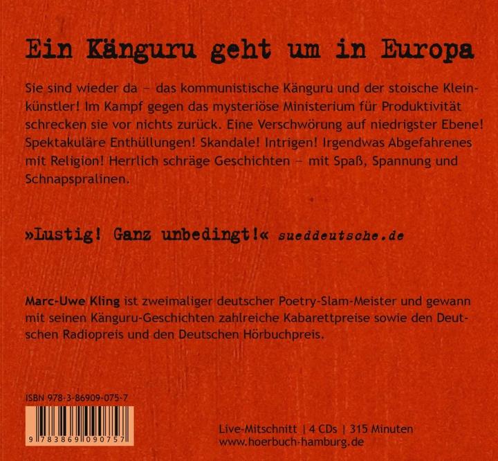 Productafbeelding Het Kangoeroe Manifest (Marc-Uwe Kling, Duits)