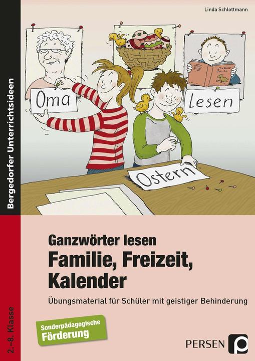 Produktbild Ganzwörter lesen: Familie, Freizeit, Kalender (Deutsch, Linda Schlottmann, 2016)