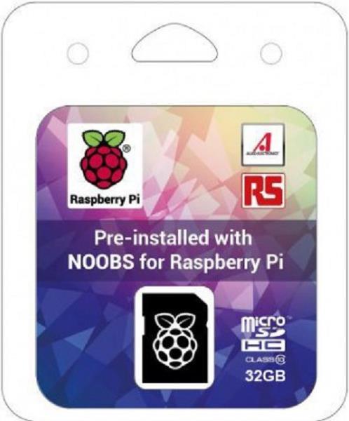 Produktbild Raspberry Pi 32GB MicroSD Karte mit Noobs (32 GB, microSD)