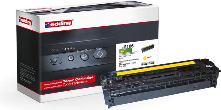 Actual product image Edding Toner replaced, 131A (CF212A) Yellow 1800 pages (Y)