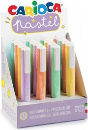 Immagine prodotto Carioca Evidenziatori pastello, Evidenziatori pastello, Evidenziatori pastello, Ideali per sottolineare e (Multicolore, 16 x)