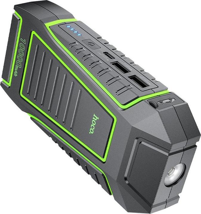 Actual product image Hoco powerbank 10 000 mAh with car emergency starter 3A QS1 black QS1 Black (6942007611435) (10000 mAh)